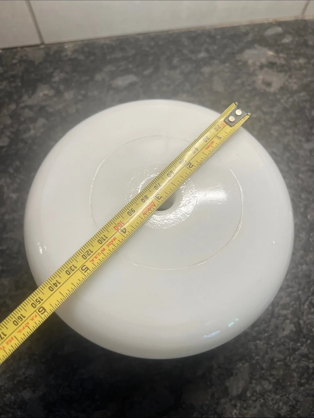 Currier and Ives White Milk Glass oil Lamp base only. See example pic.